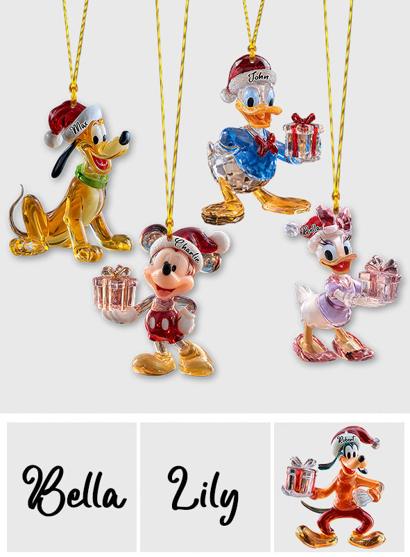 Merry Christmas - Personalized Mouse Ornament