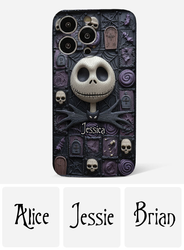Fantasy Nightmare - Personalized Nightmare Leather Phone Case