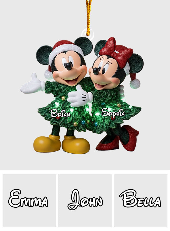 Our Christmas Together - Personalized Mouse Ornament