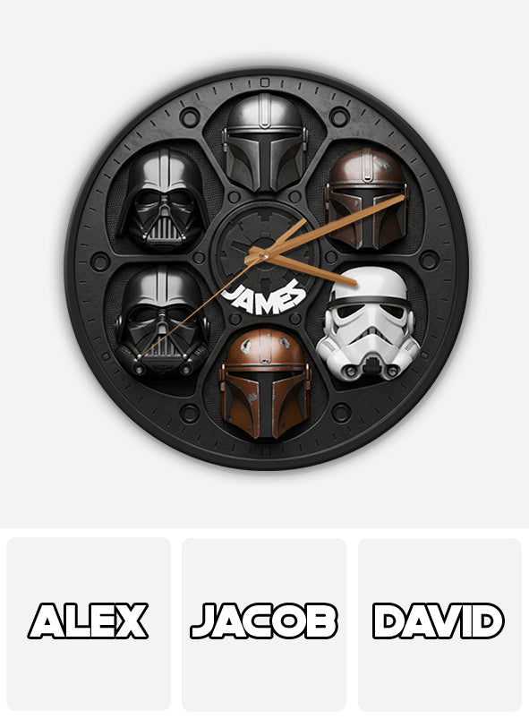 Galactic Legacy - Personalized The Force Wall Clock