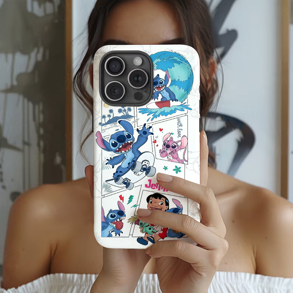 Cartoon Ohana - Personalized Ohana Full Print Phone Case