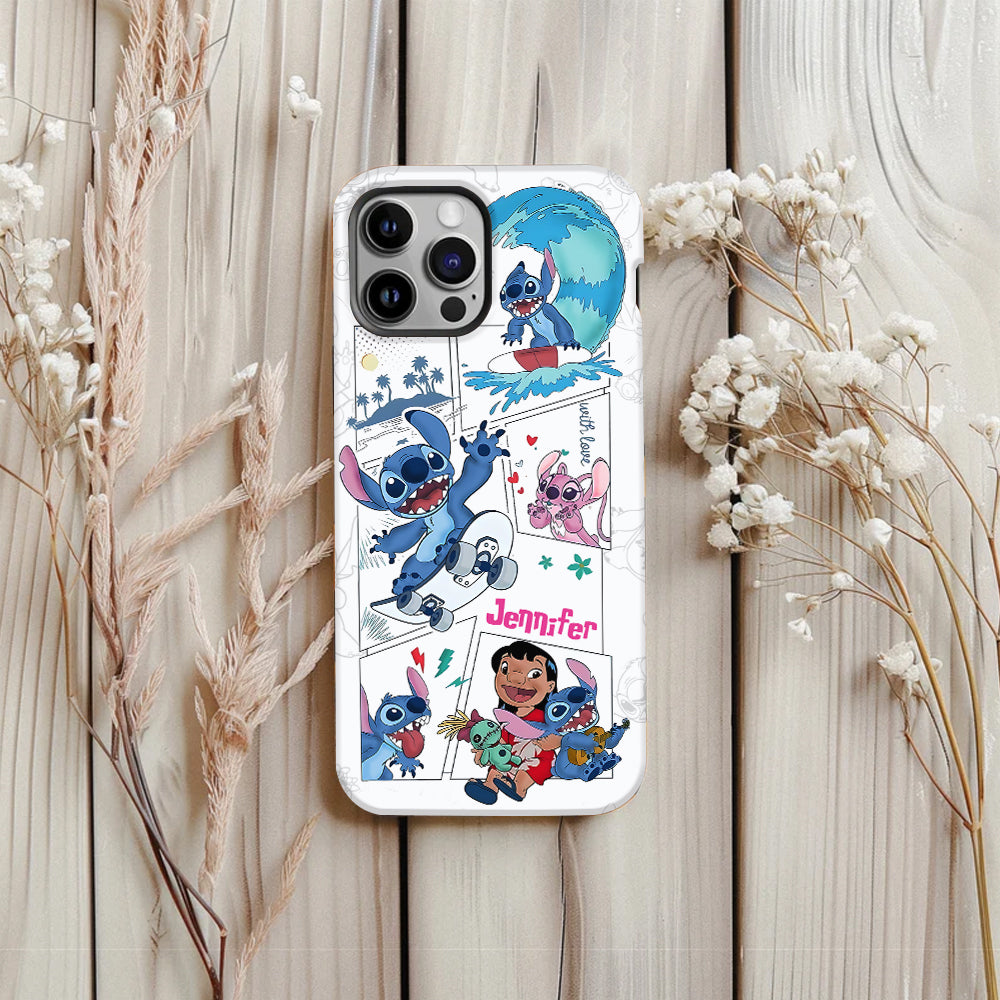 Cartoon Ohana - Personalized Ohana Full Print Phone Case