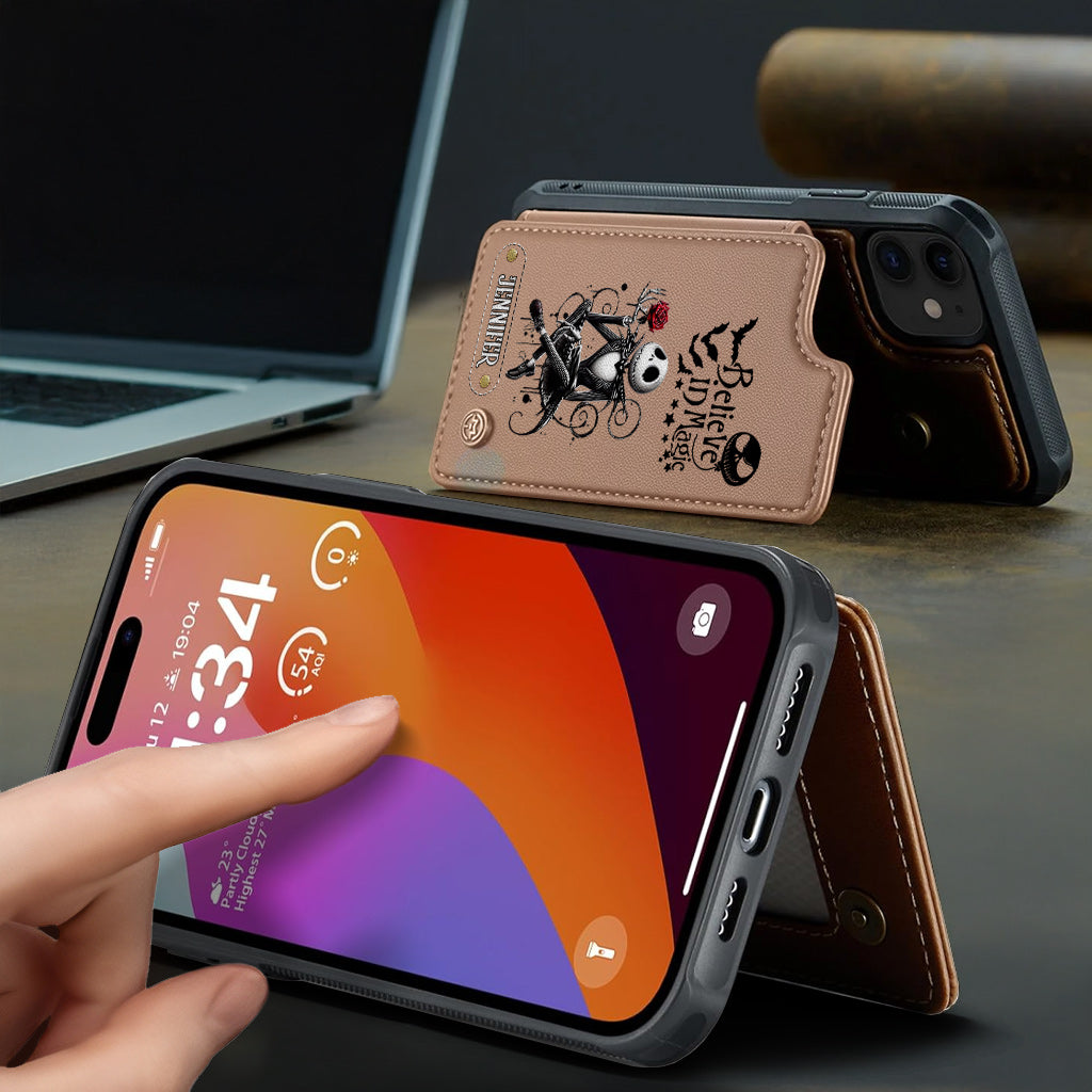 Believe In Magic - Personalized Nightmare Wallet Phone Case