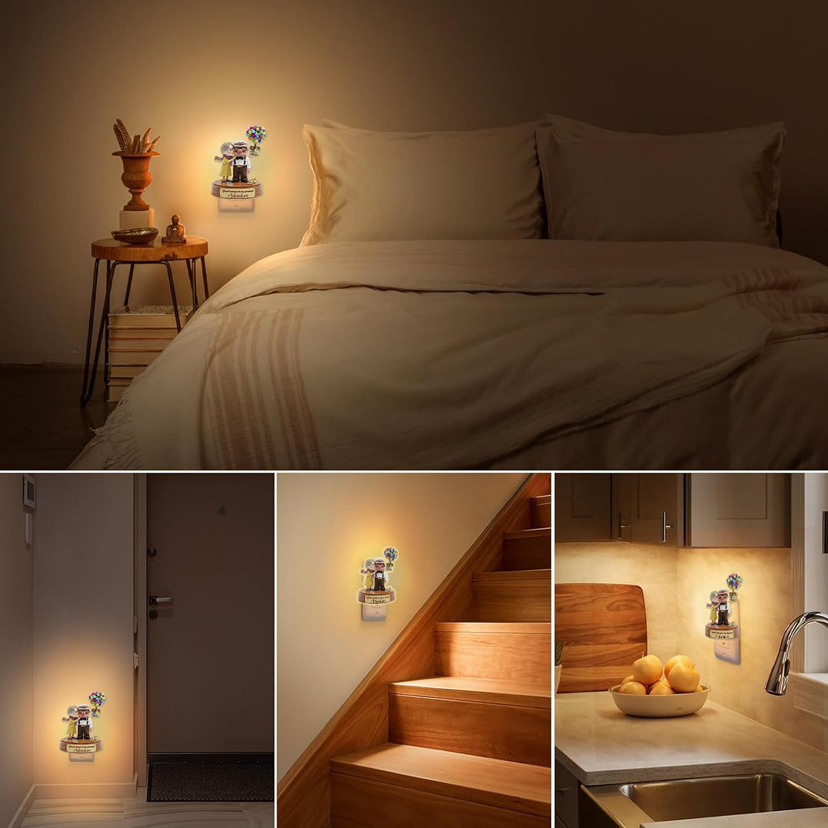 You Are My Adventure - Personalized Mouse Acrylic Plug-In Night Light