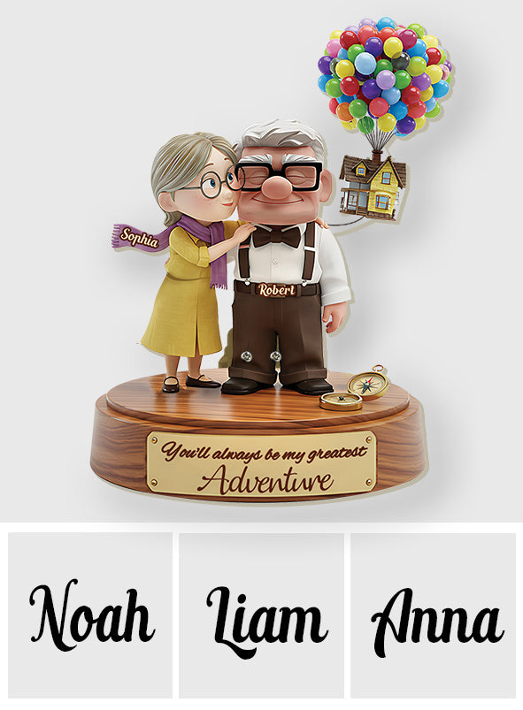 You Are My Adventure - Personalized Mouse Acrylic Plug-In Night Light