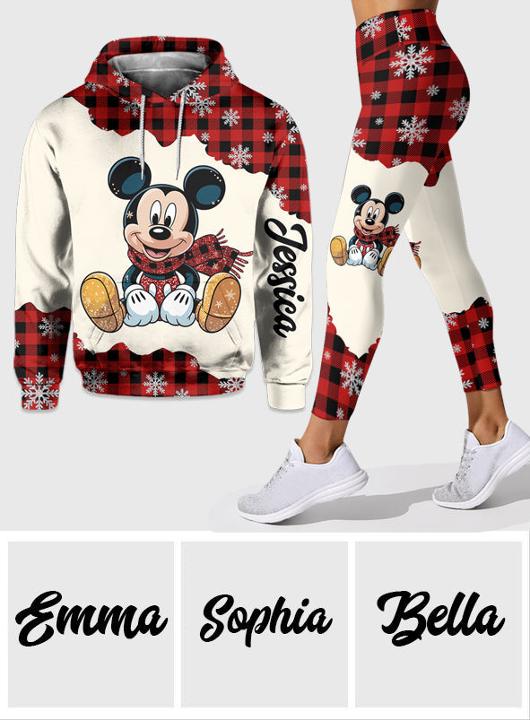 Merry Christmas - Personalized Mouse Hoodie and Leggings