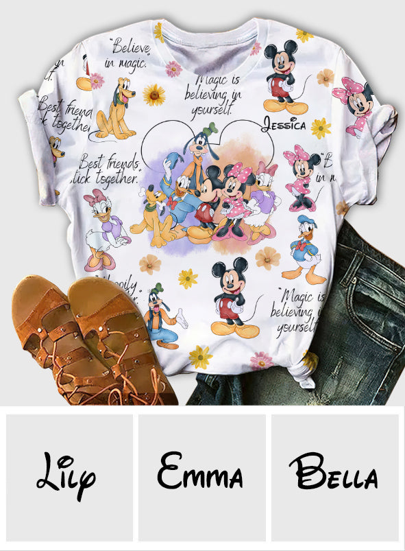 Magical Moments - Personalized Mouse All Over Shirt