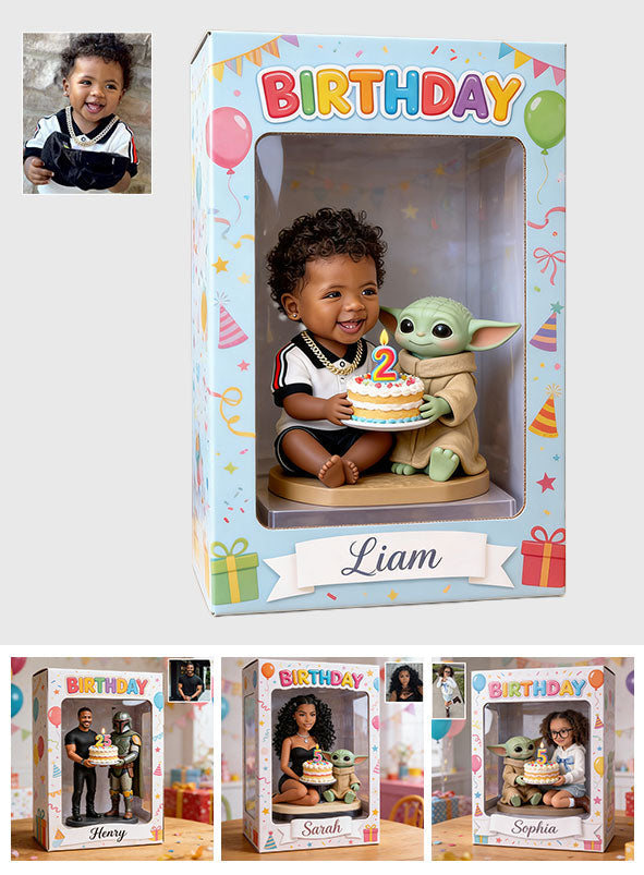 Happy Birthday - Personalized The Force Acrylic Display Box