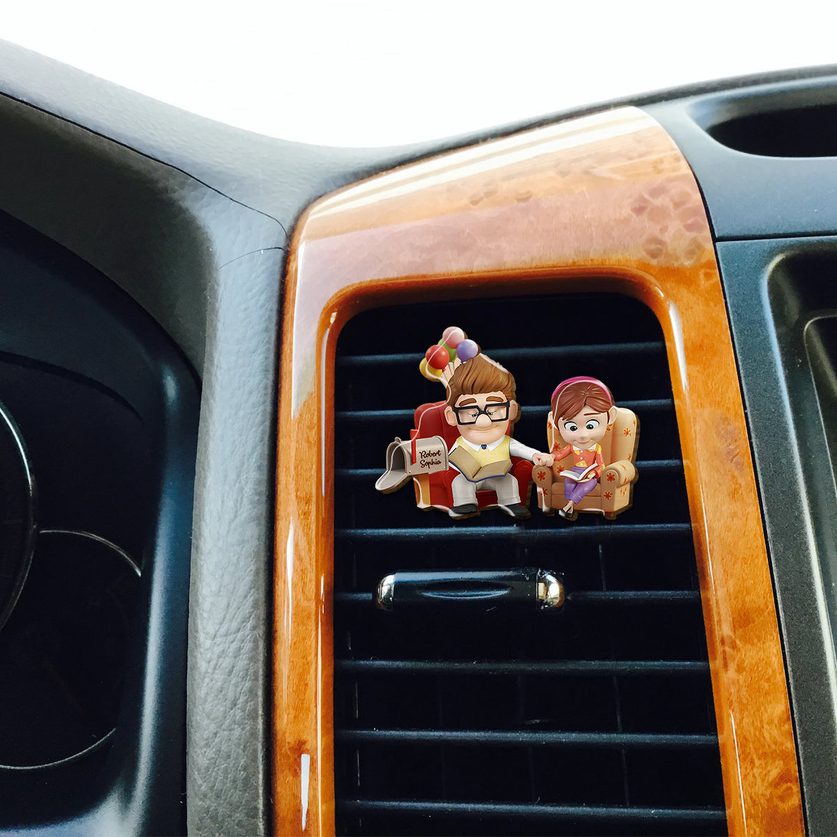 You Are My Greatest Adventure - Personalized Mouse Shaped Car Visor Clip