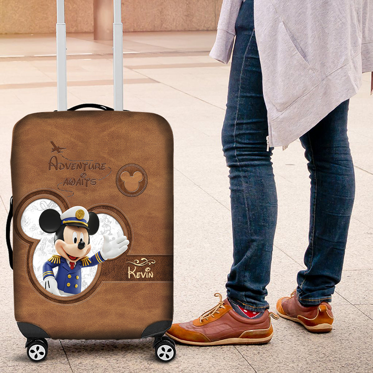 Magical Cruise Trip - Personalized Mouse Luggage Cover