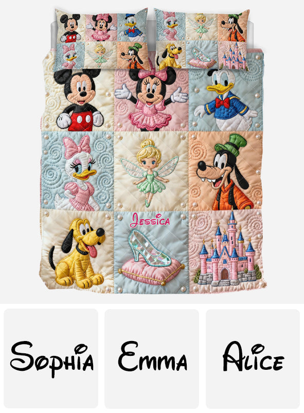 Friends - Personalized Mouse Quilt Set