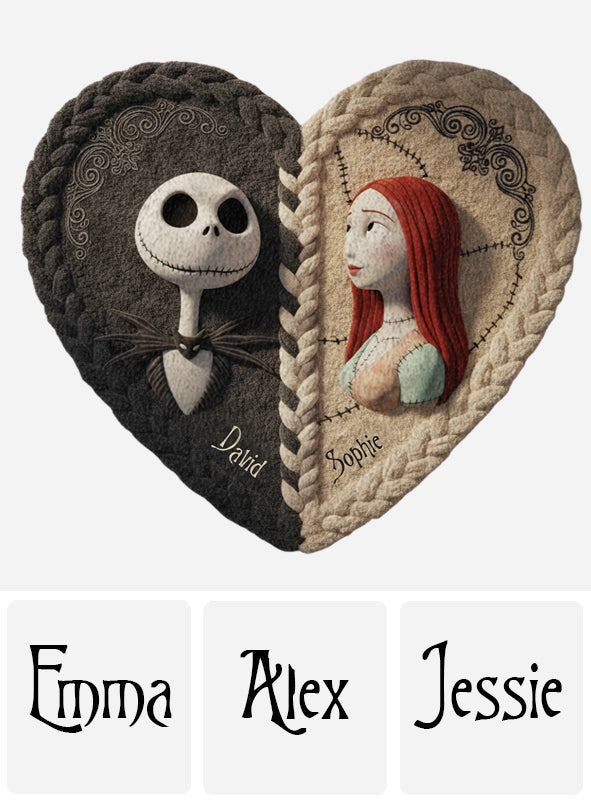 Till Death Do Us Part - Personalized Nightmare Non-Slip Tufted Rug