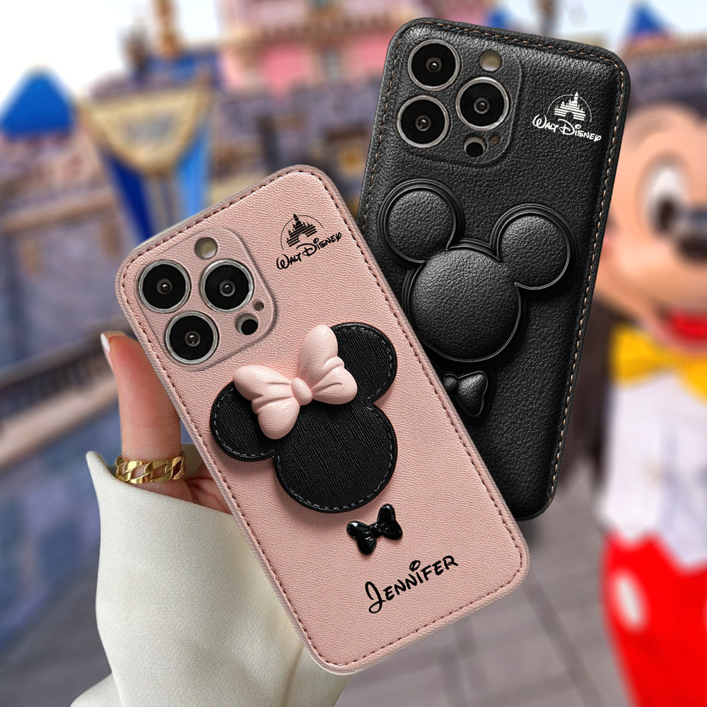 Big Ears Mouse - Personalized Mouse Leather Phone Case