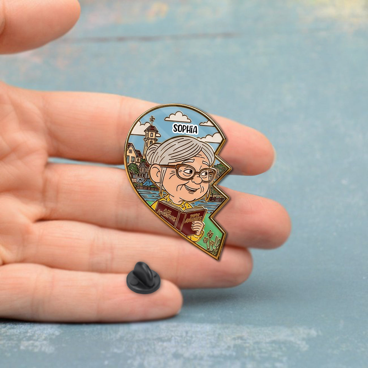 You Will Always Be My Greatest Adventure And My Haft - Personalized Couple Pin