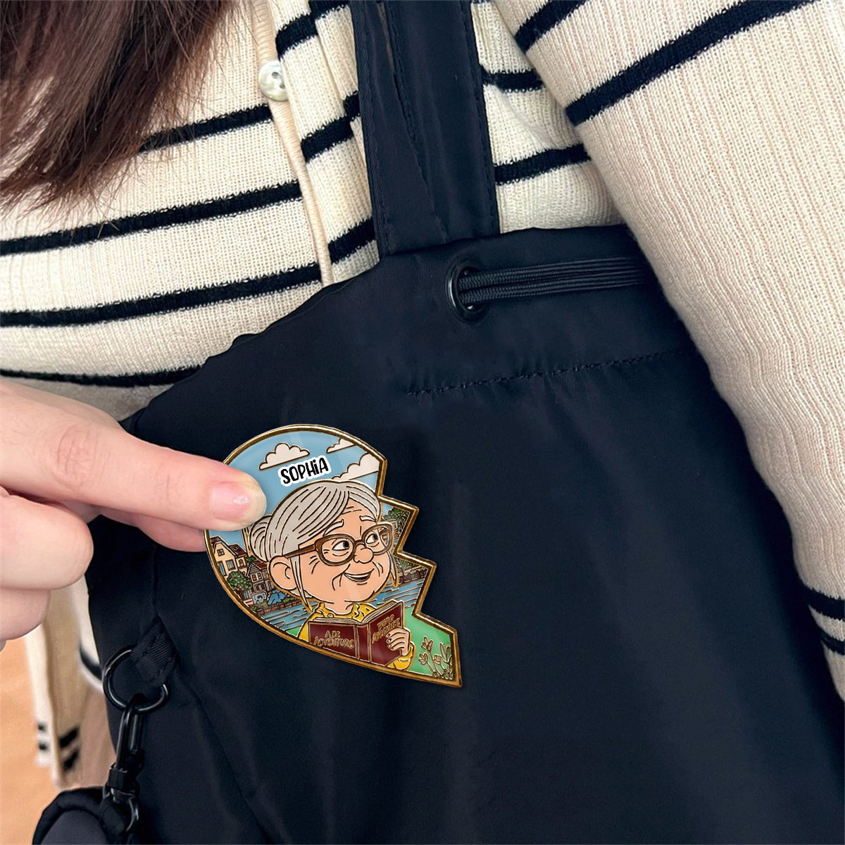 You Will Always Be My Greatest Adventure And My Haft - Personalized Couple Pin