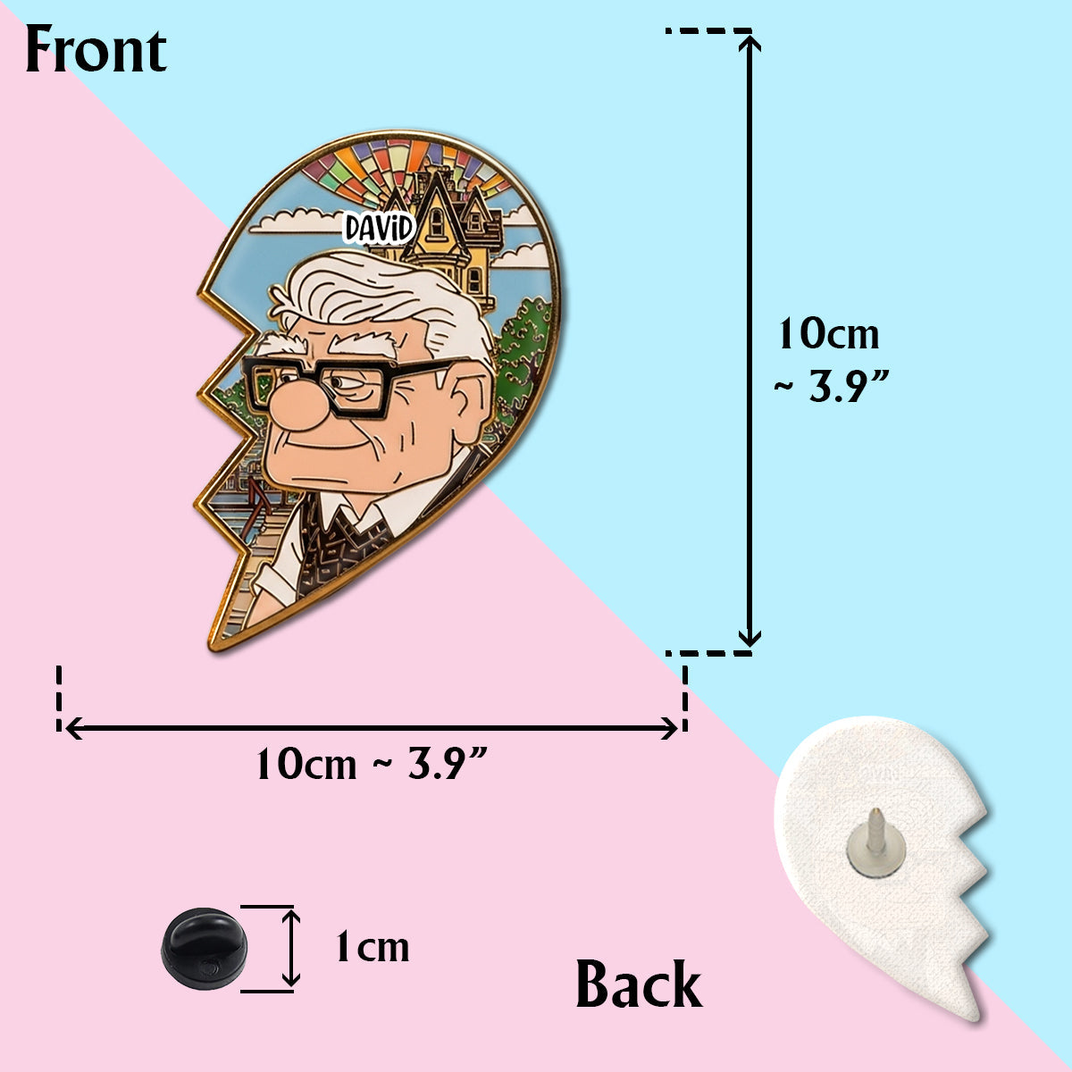 You Will Always Be My Greatest Adventure And My Haft - Personalized Couple Pin