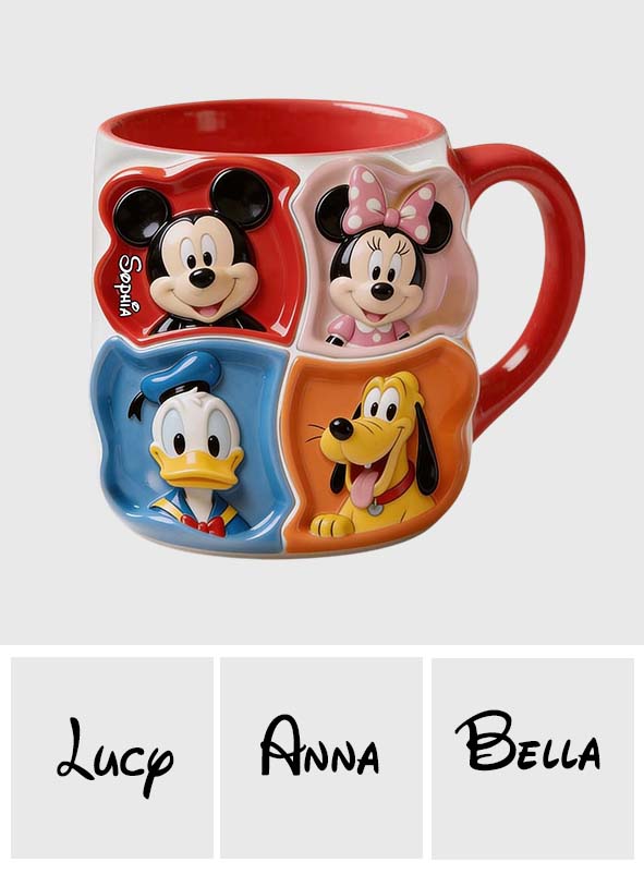 Magical Friends - Personalized Mouse 3D Printed Accent Mug