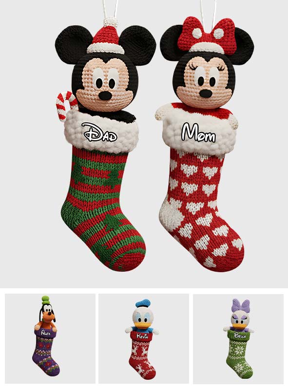Magical Moments - Personalized Mouse Shaped Christmas Stocking