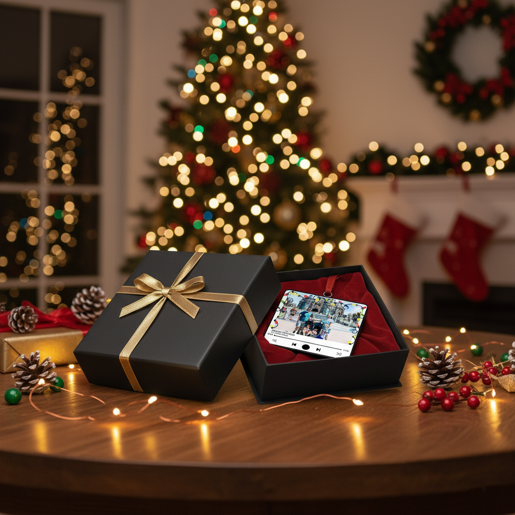 Celebrate Trip To Magical World - Personalized Mouse Music Player Ornament