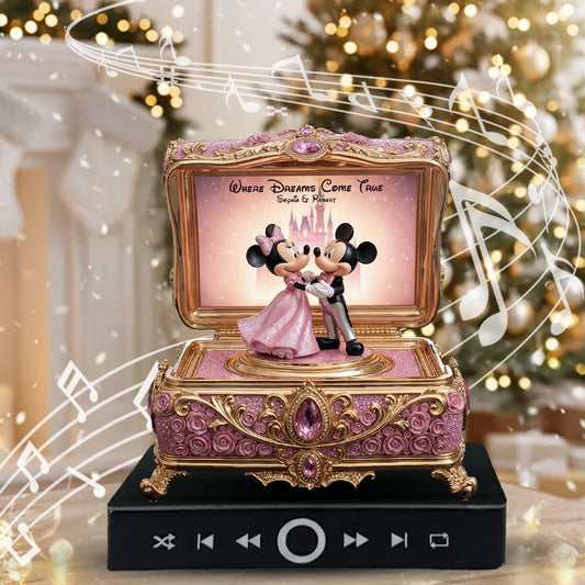 Where Dreams Come True - Personalized Mouse Music Ornament