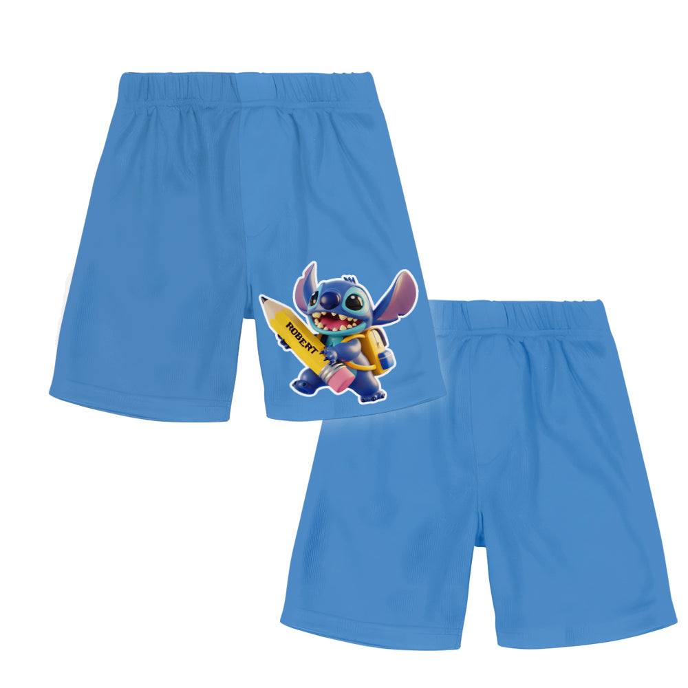 Back To School - Personalized Ohana Kid T-shirt & Shorts