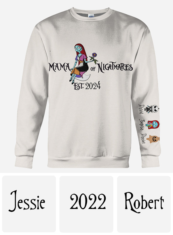 Mama Of Nightmares - Personalized Nightmare All Over Shirt