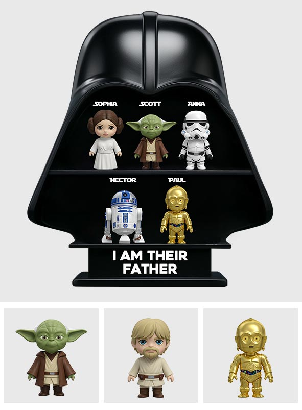 I Am The Dad - Personalized The Force Custom Shaped Acrylic Plaque