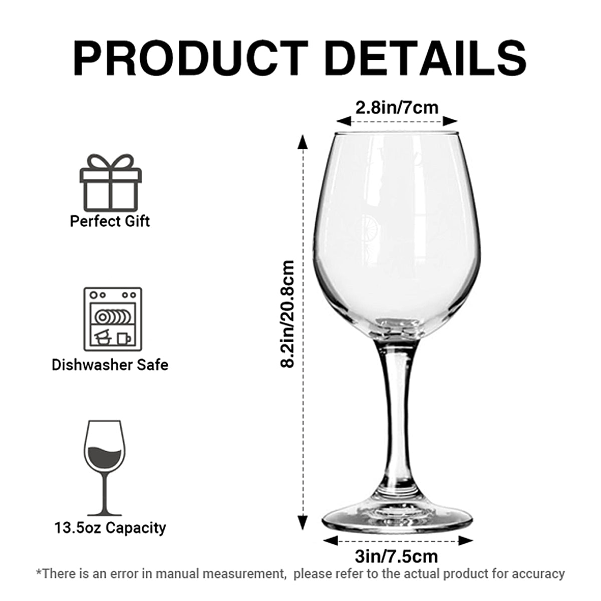 A Magical Love Story - Personalized Mouse Wine Glass With Long Stem