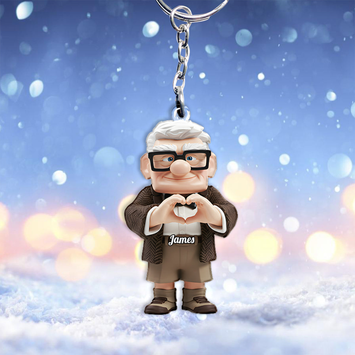 You & Me - Personalized Couple Keychain