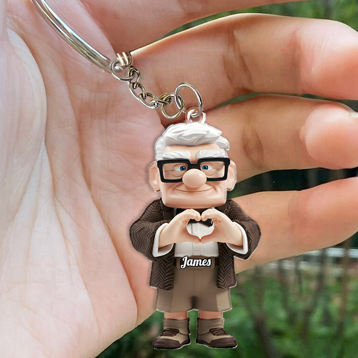 You & Me - Personalized Couple Keychain