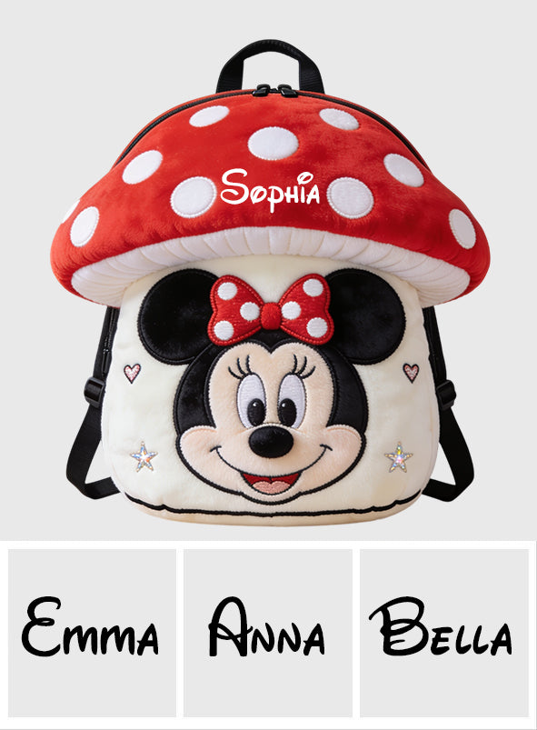 Mushroom - Personalized Mouse Plush Backpack