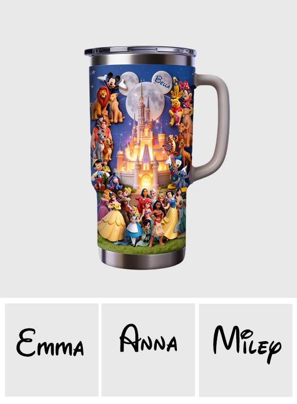 Believe In Magic - Personalized Dream Trip Tumbler With Handle