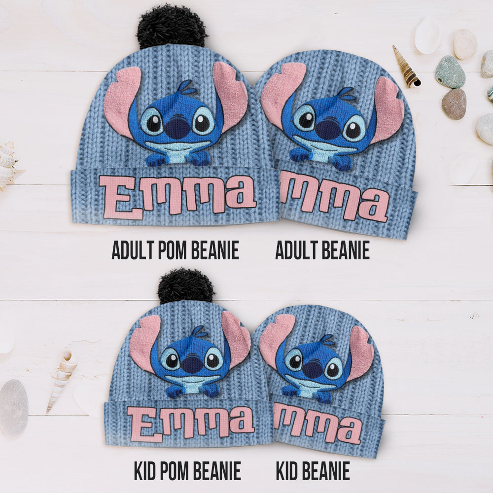 Blue Ohana Friend - Personalized Ohana Beanie Hat