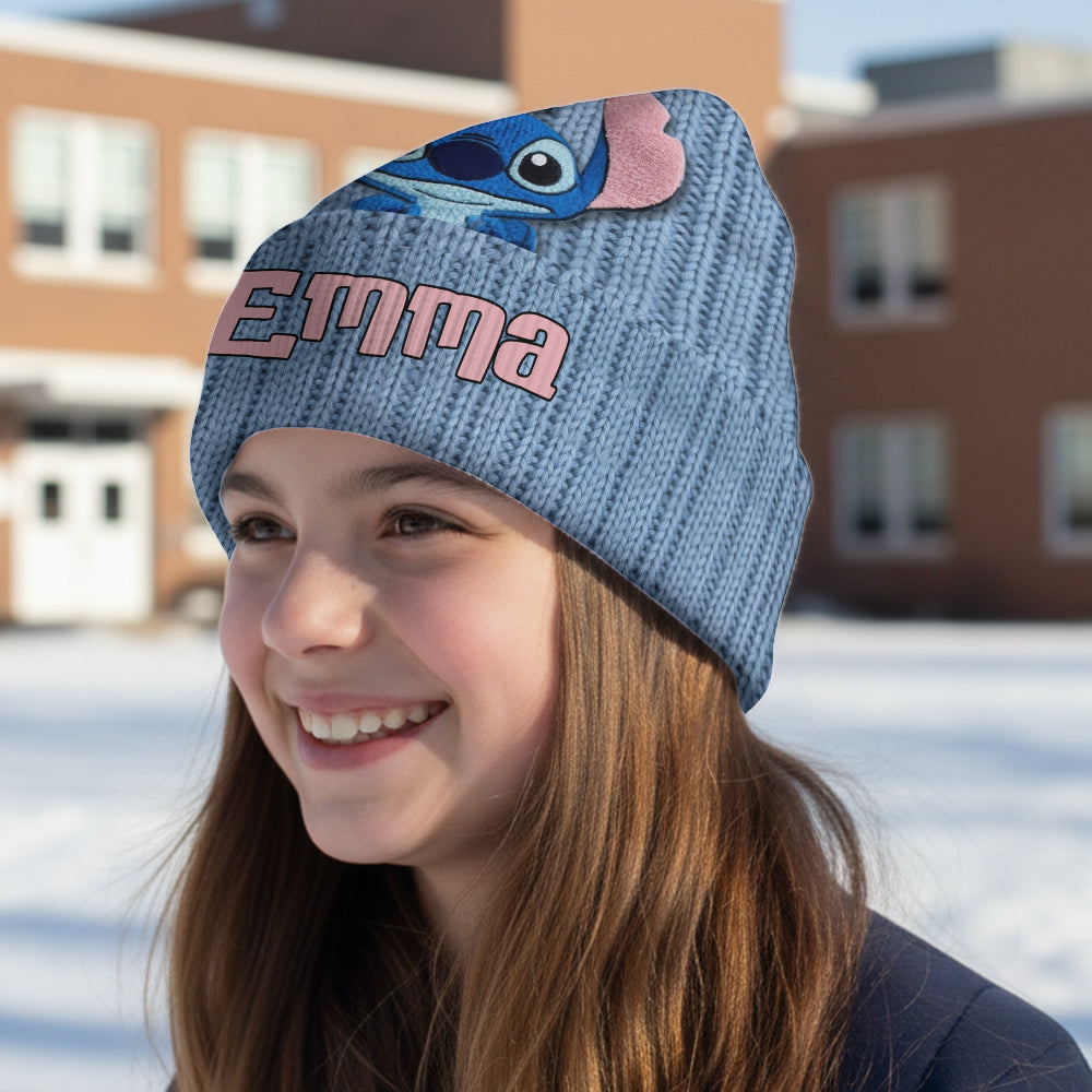 Blue Ohana Friend - Personalized Ohana Beanie Hat