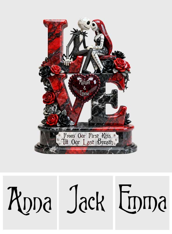 Till Our Last Breath - Personalized Nightmare Custom Shaped Acrylic Plaque