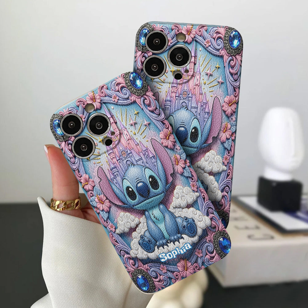 Blue Ohana - Personalized Ohana Leather Phone Case