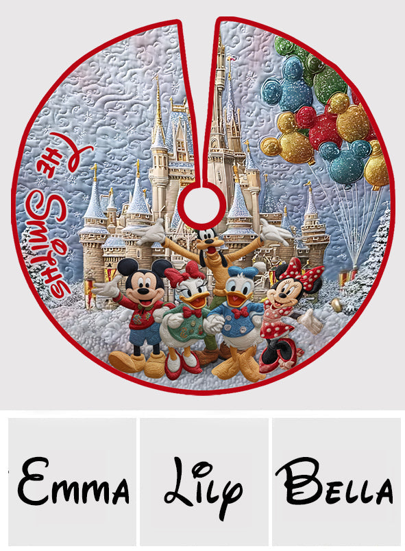 The Magical Castle - Personalized Mouse Tree Skirt