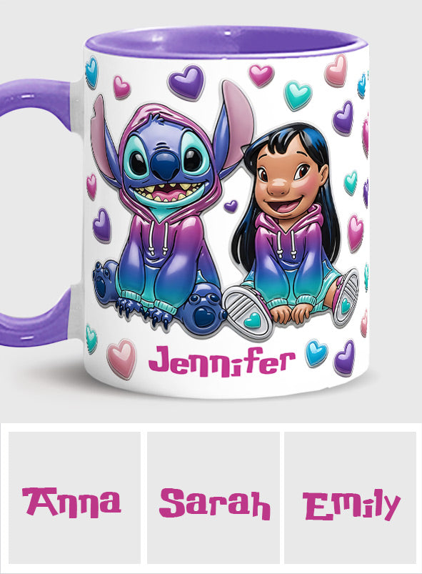 Ohana Means Family - Personalized Ohana Accent Mug
