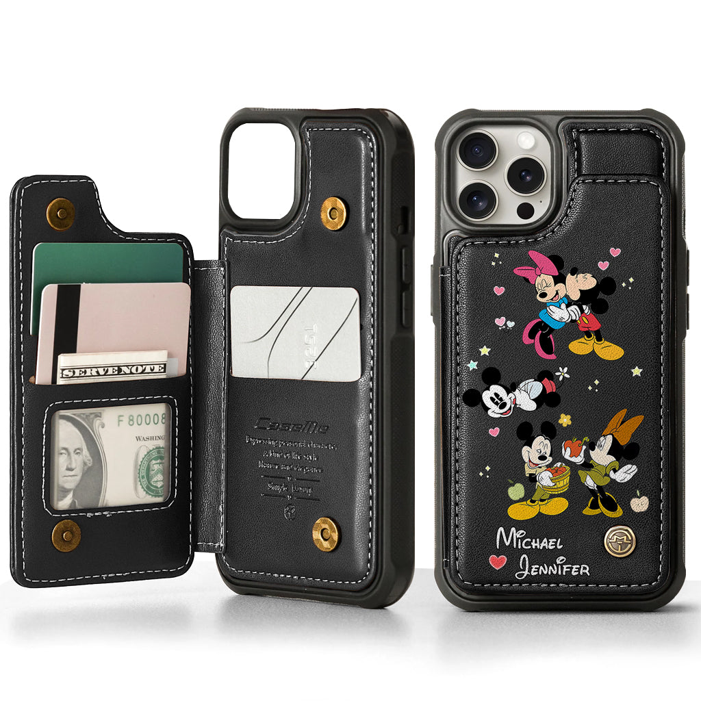 Big Ears Duo - Personalized Mouse Wallet Phone Case