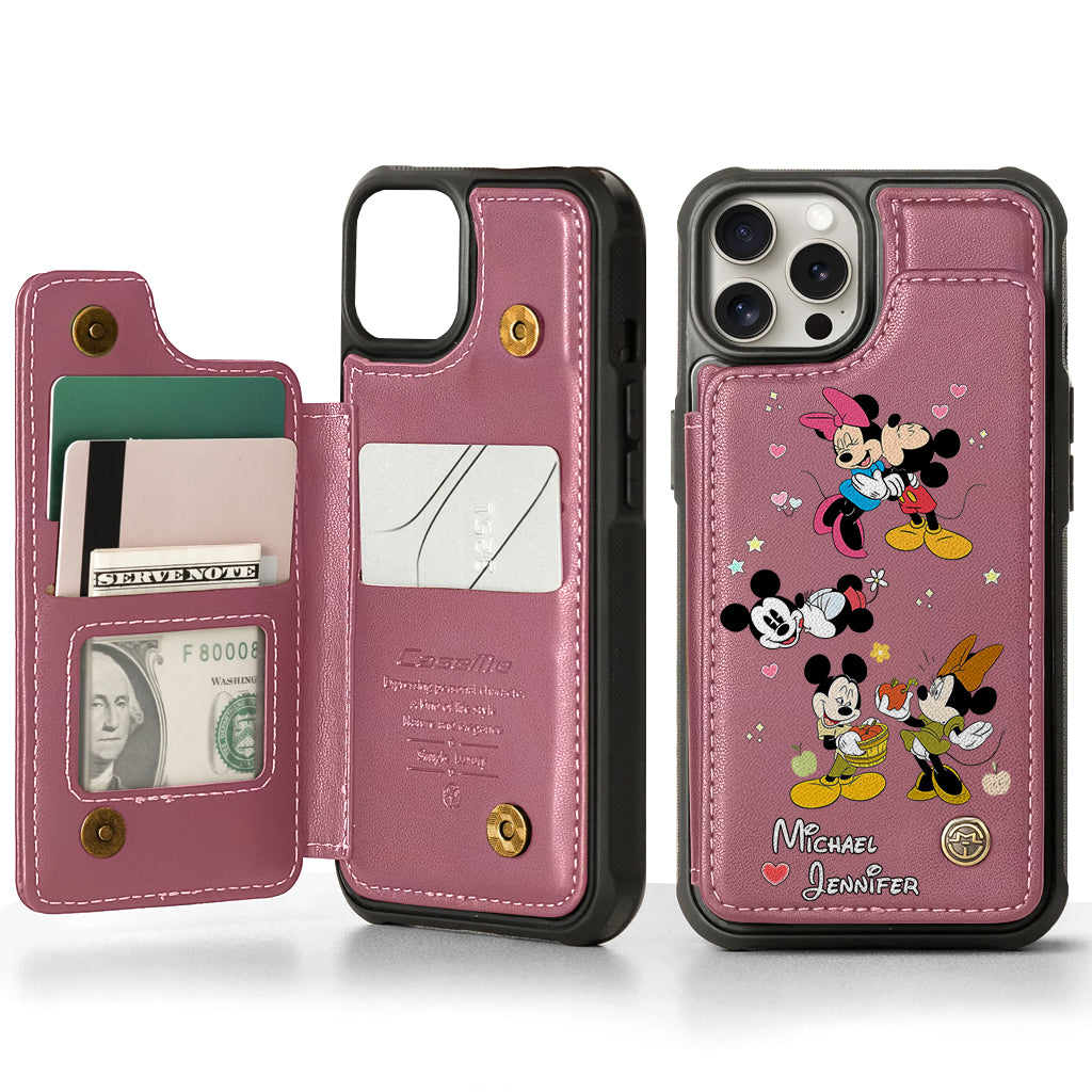 Big Ears Duo - Personalized Mouse Wallet Phone Case
