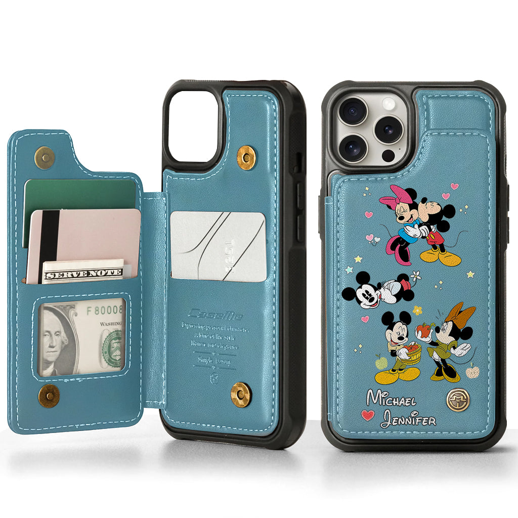Big Ears Duo - Personalized Mouse Wallet Phone Case