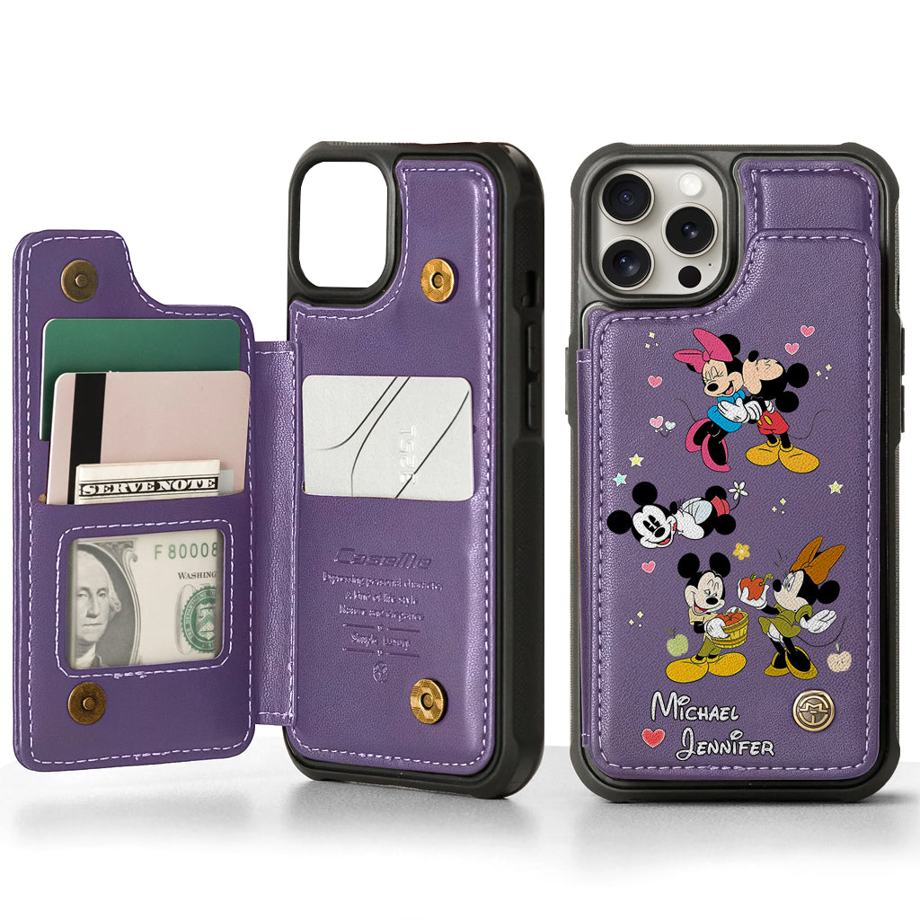 Big Ears Duo - Personalized Mouse Wallet Phone Case