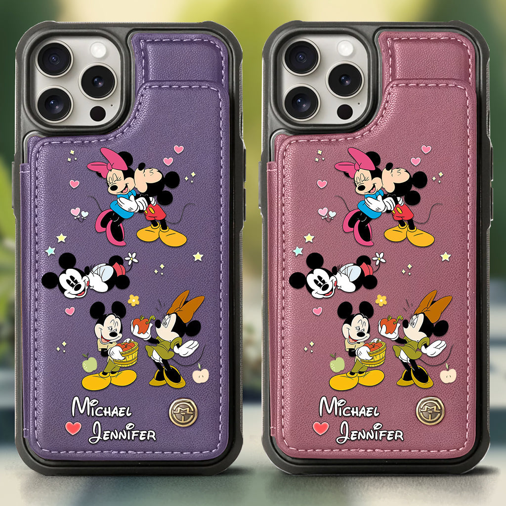 Big Ears Duo - Personalized Mouse Wallet Phone Case