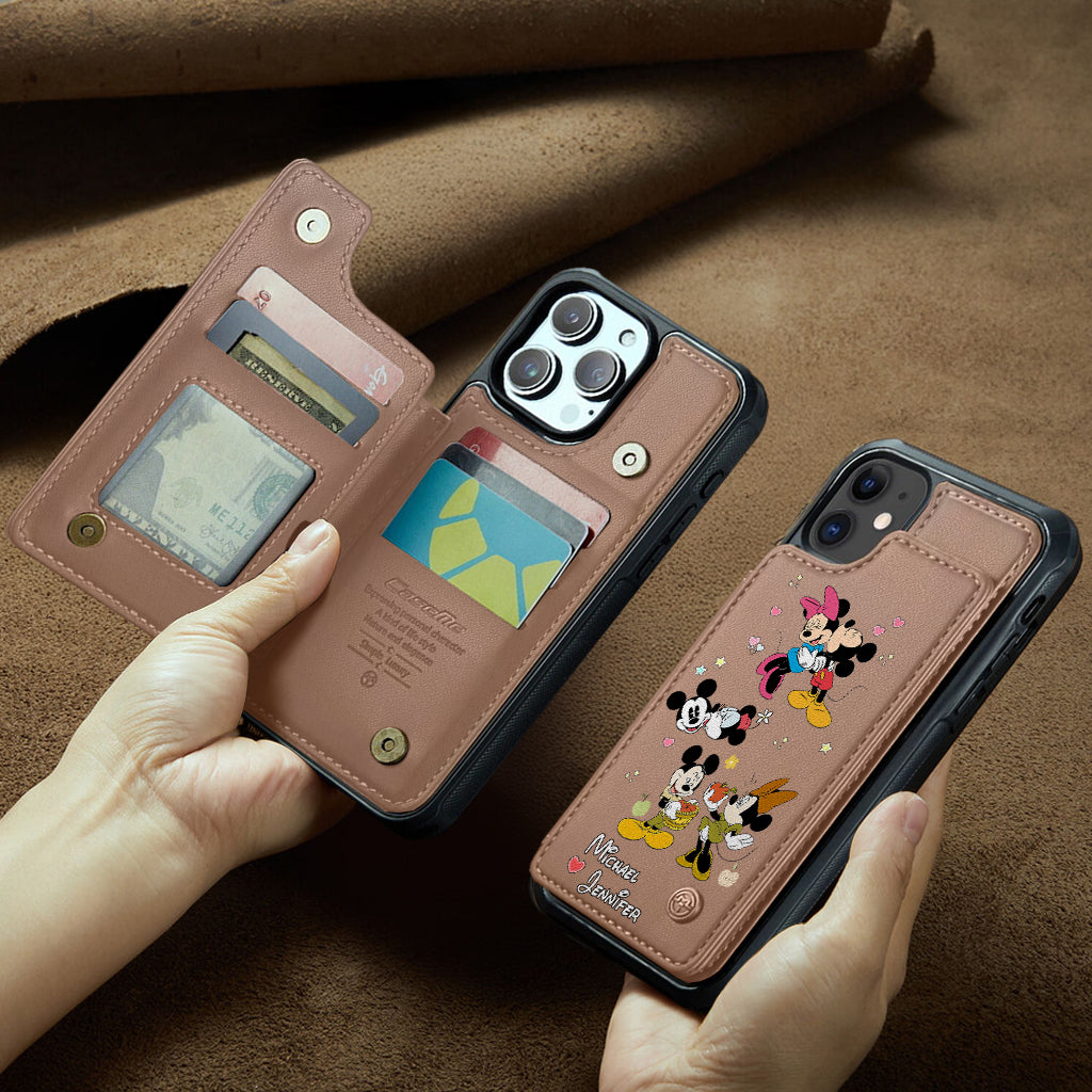 Big Ears Duo - Personalized Mouse Wallet Phone Case