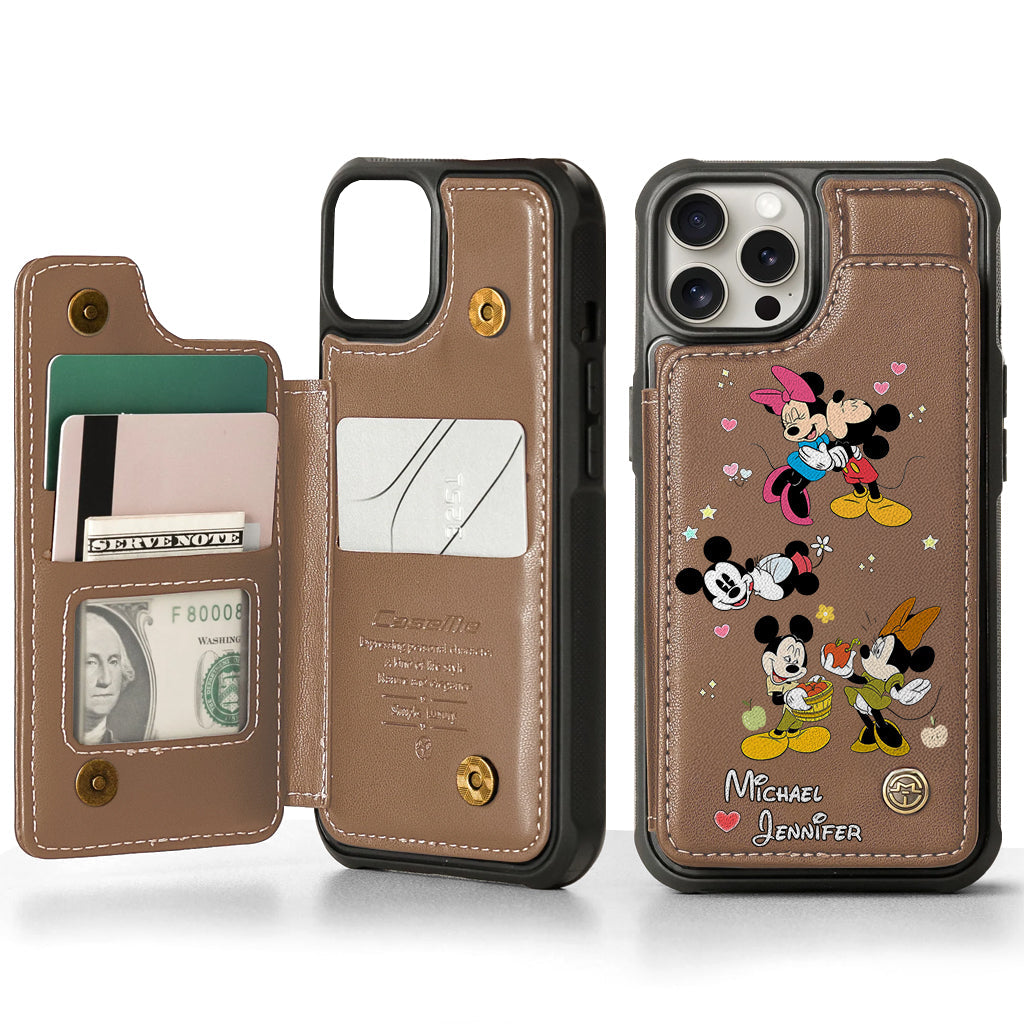 Big Ears Duo - Personalized Mouse Wallet Phone Case