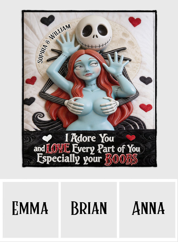I Love You - Personalized Nightmare Blanket