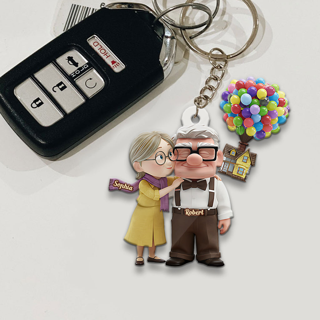You Are My Greatest Adventure - Personalized Mouse Keychain