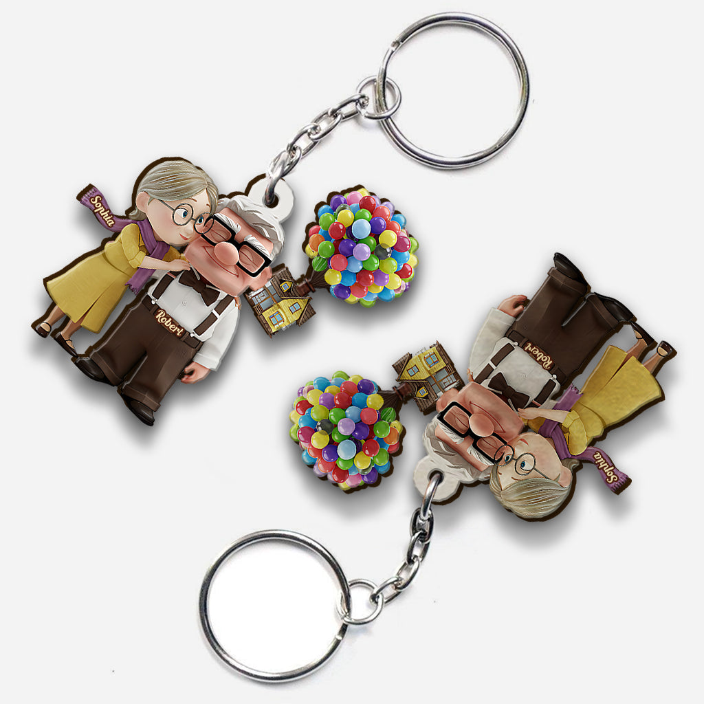 You Are My Greatest Adventure - Personalized Mouse Keychain