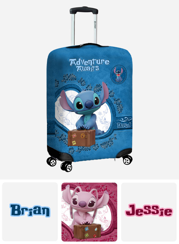 Ohana Adventure Awaits - Personalized Ohana Luggage Cover