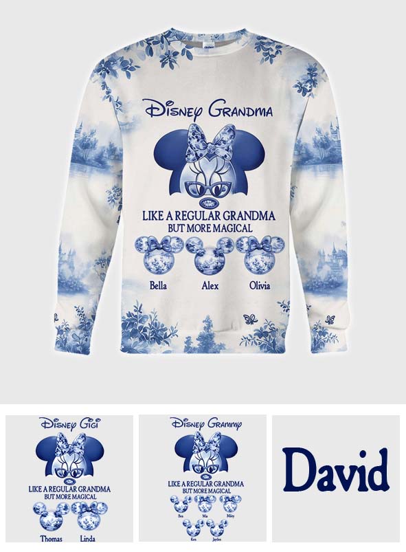 Magic Grandma - Personalized Mouse All Over Shirt